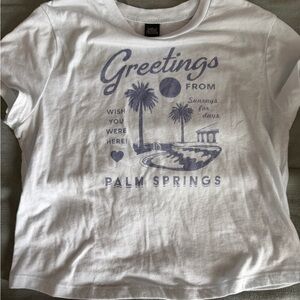 Wild Fable White Graphic Tee